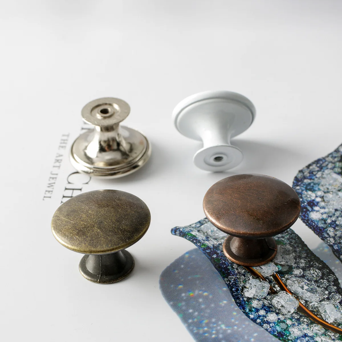 Retro Bronze Tone Alloy Kitche - Furniture And Kitchen Hardware Fitting 评论和价格