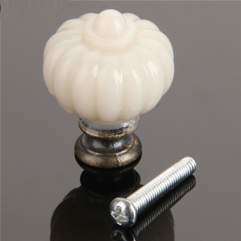 1Pc Acrylic Ivory White Pumpki - Furniture Hardware Latch 评论和价格