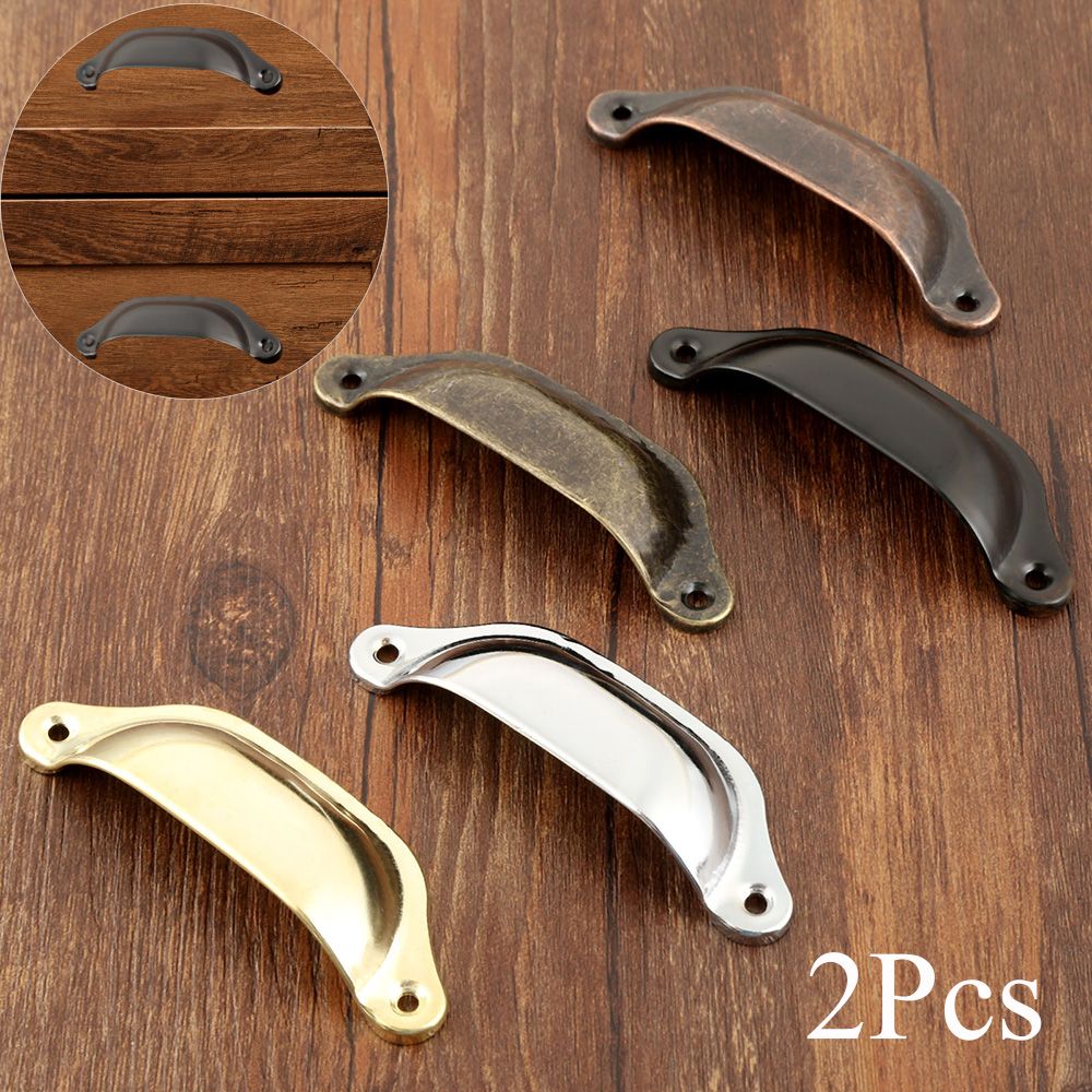 2PCS 98MM Retro Kitchen Drawer - Furniture And Kitchen Hardware Fitting 评论和价格