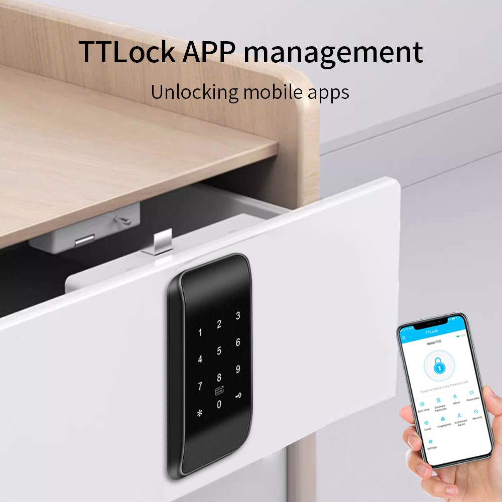 TTLOCK 13.56Mhz Fingerprint Dr - Furniture Hardware Latch 评论和价格
