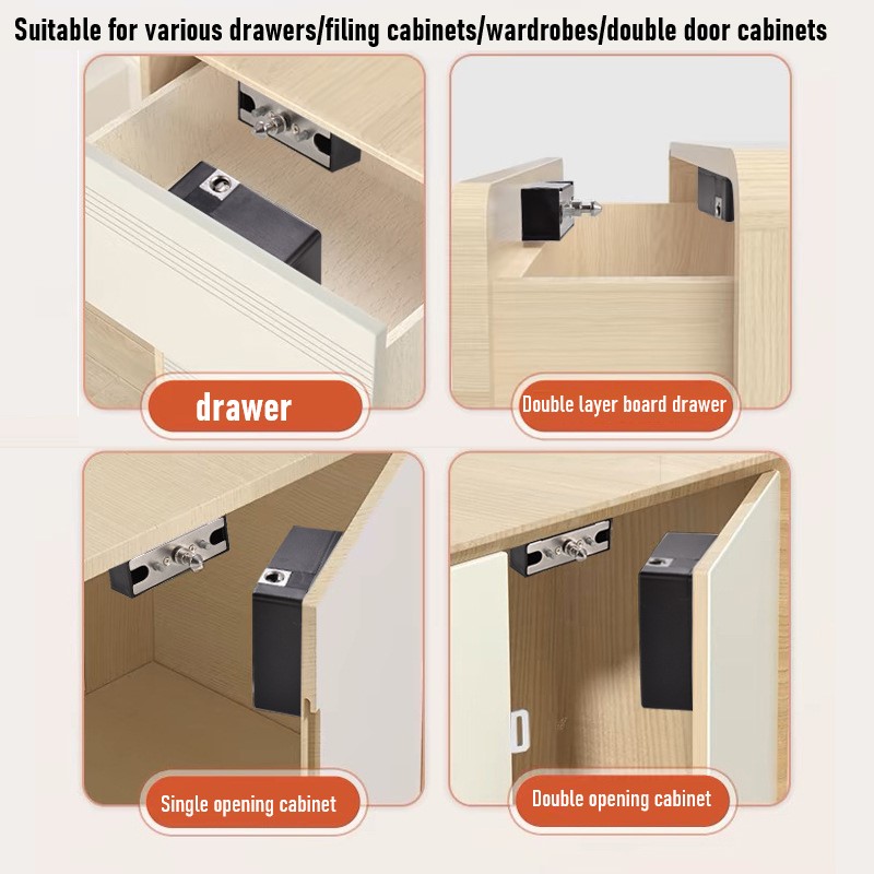Tuya Smart Cabinet Door Lock K - Furniture Hardware Latch 评论和价格