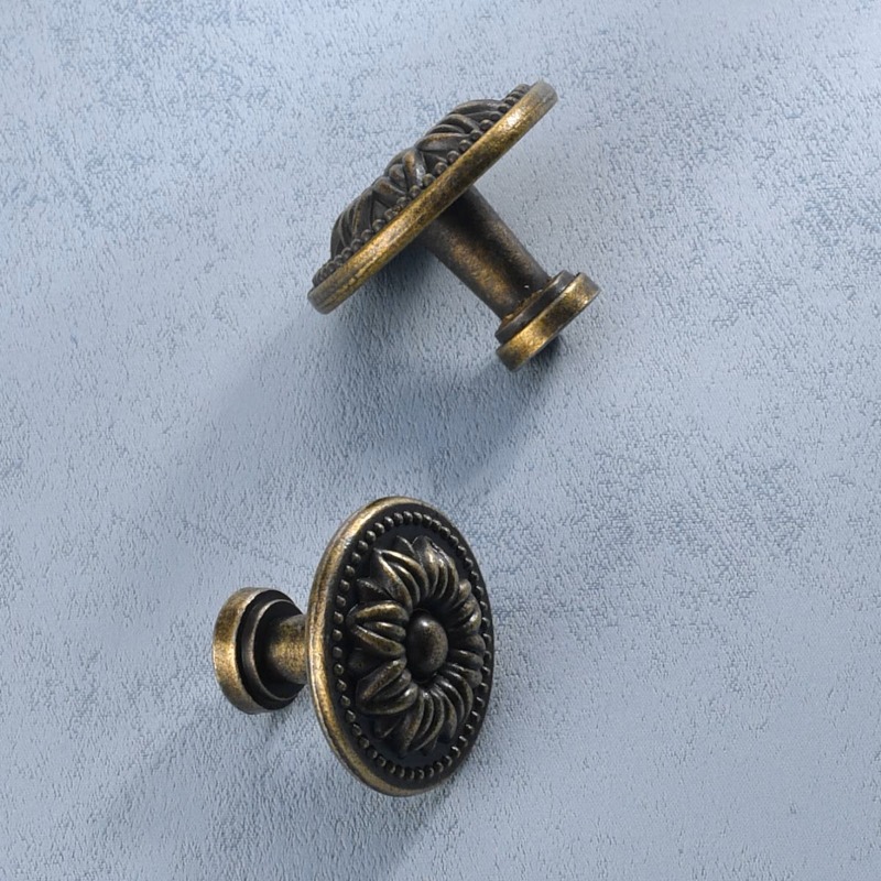 2Pcs Bronze Tone Retro Alloy K - Furniture And Kitchen Hardware Fitting 评论和价格